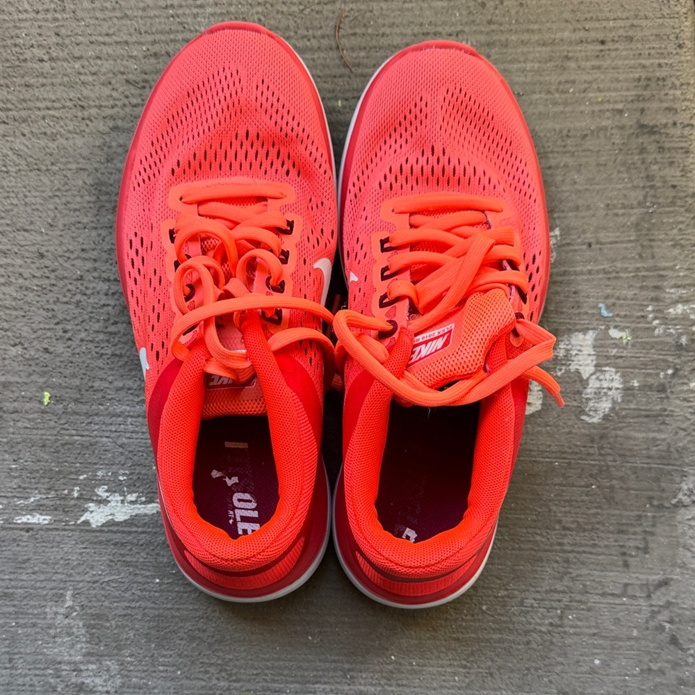 Nike Orange Running Shoes